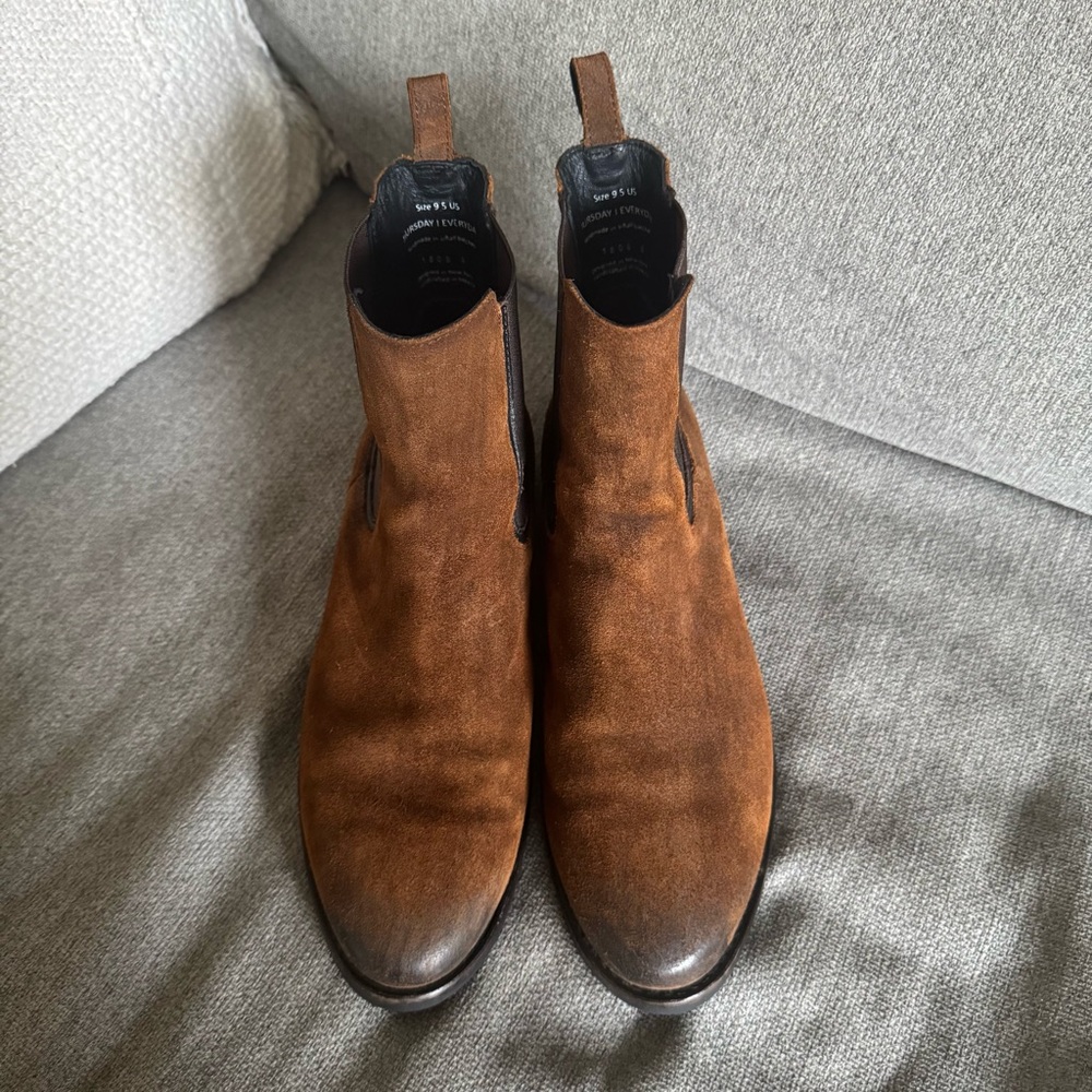 Thursday Boots Duchess Boot – Women’s 9.5 Ginger Suede 🤎